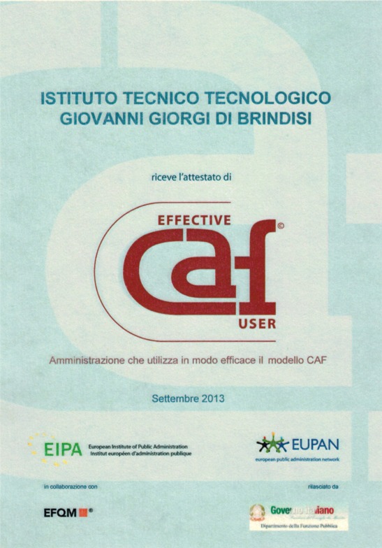 Certificat CAF effective rilasciato