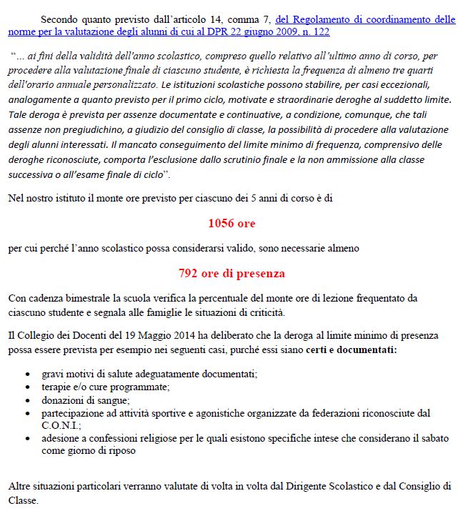 Clicca qui per leggere il decreto validità anno scolastico !